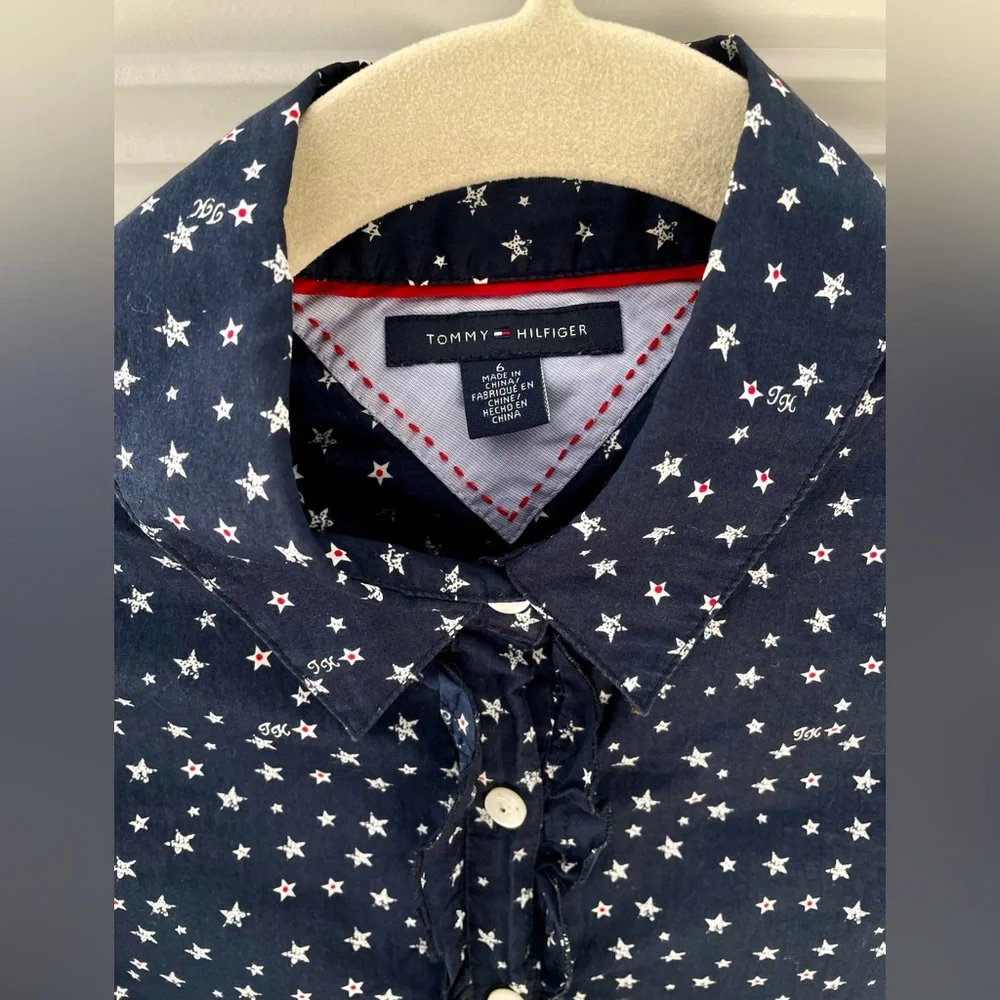 Tommy Ruffled Patterned Shirt - Picture 2 of 3